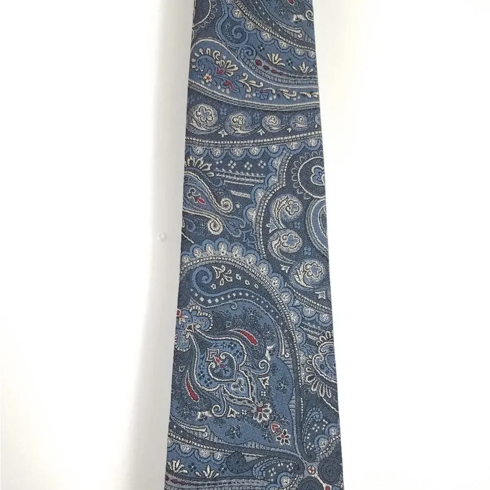 Oscar de la Renta | Blue Paisley Tie